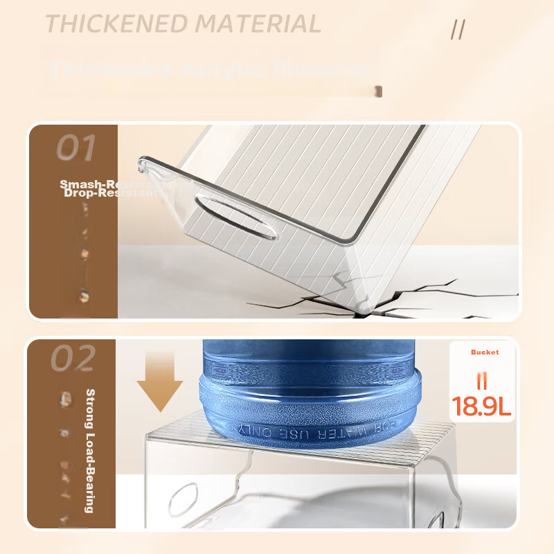 [Super Popular] Shuxing Bookshelf Desktop Storage Box, Acrylic Transparent Large...