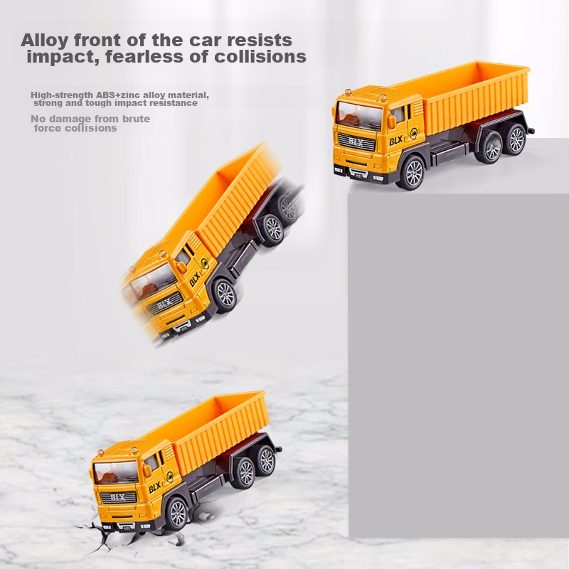 Baolexing Children's Toy Car Model, Alloy Car Body, Boys' Excavator Engineering...