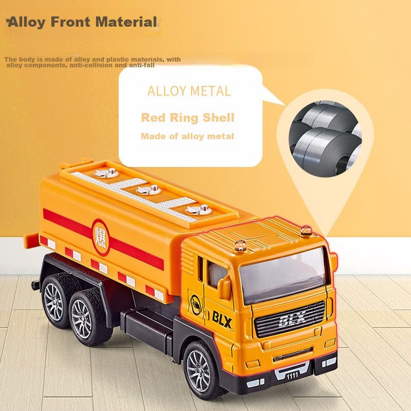 Baolexing Children's Toy Car Model, Alloy Car Body, Boys' Excavator Engineering...