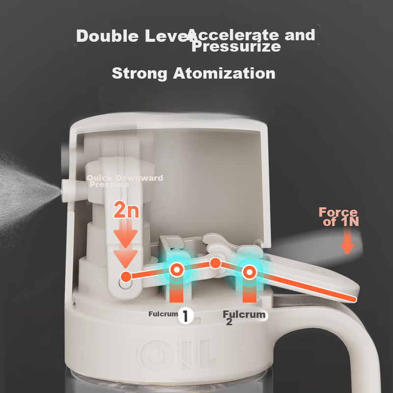 Baijie Oil Sprayer, Atomizing Oil Bottle, Oil Control Bottle, Glass Seasoning Bo...