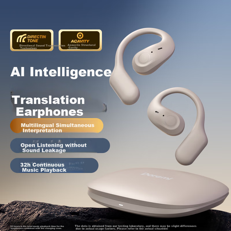 Beiduo Open-Style Bluetooth Headphones, Bone Conduction Concept, Ear-Hook Design...