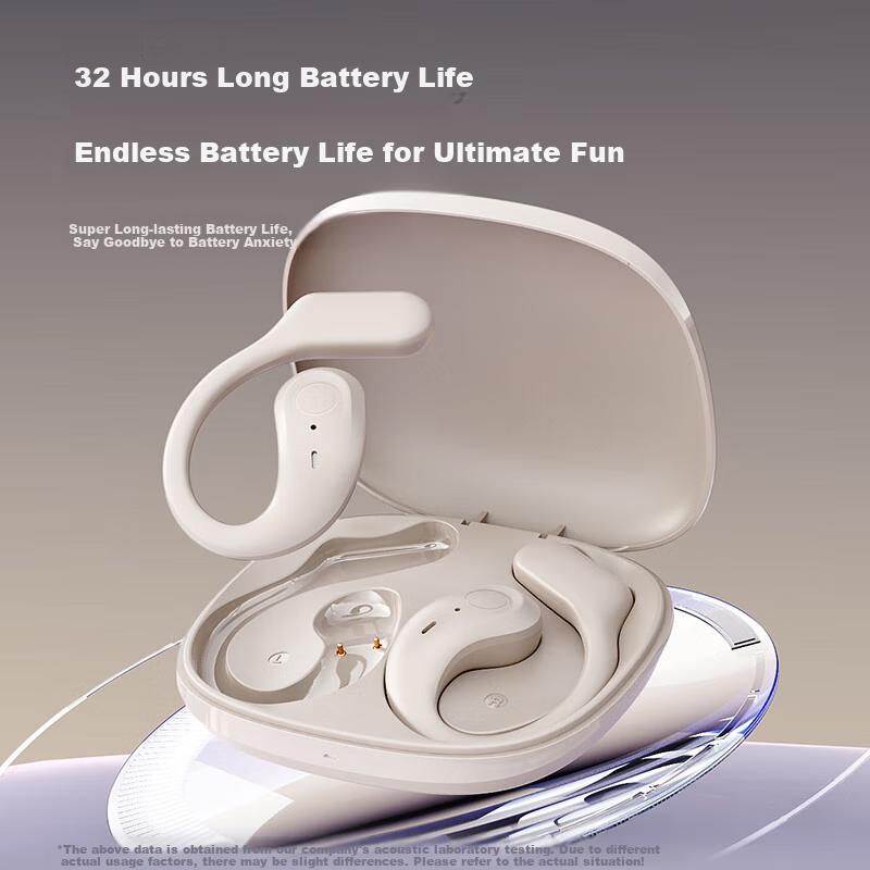 Beiduo Open-Style Bluetooth Headphones, Bone Conduction Concept, Ear-Hook Design...