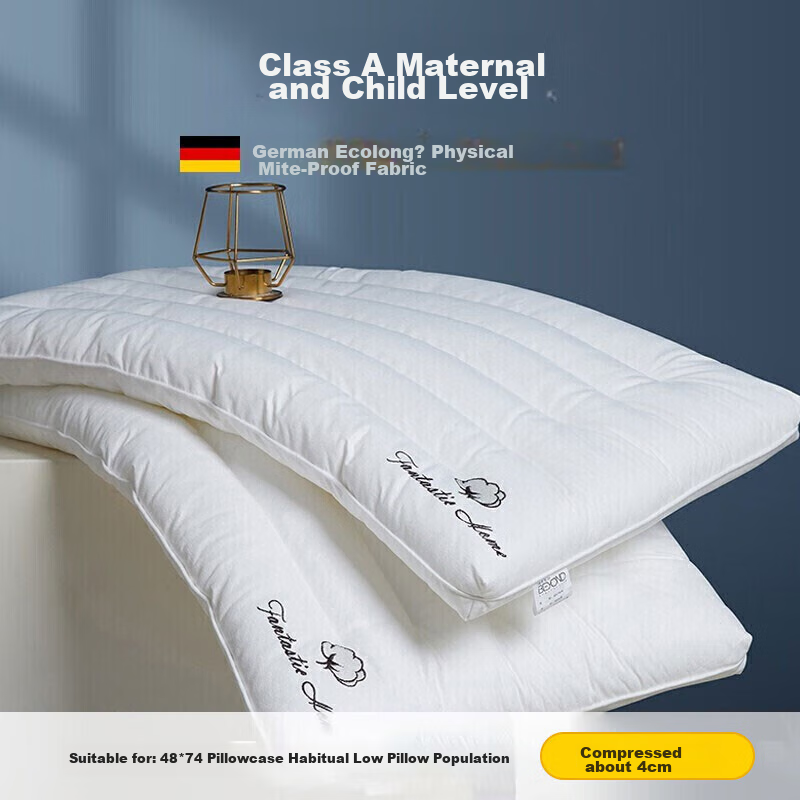 BEYOND Bedding Pillow Core, Washable, Anti-Mite, Single Soft Pillow Core, Medium...