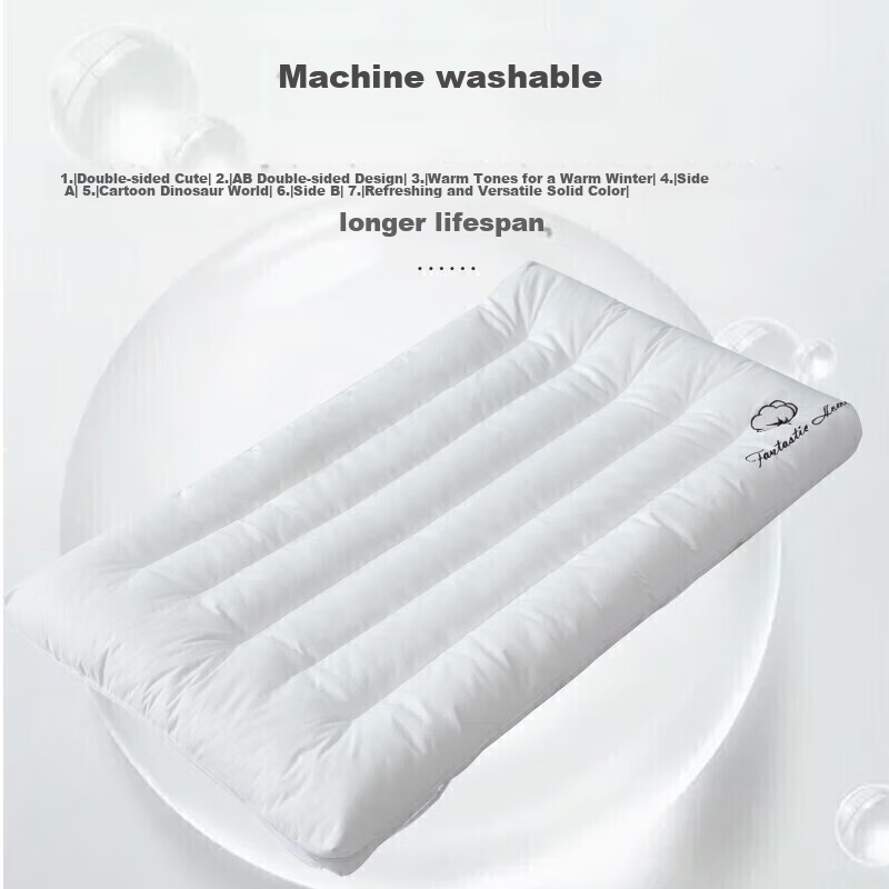 BEYOND Bedding Pillow Core, Washable, Anti-Mite, Single Soft Pillow Core, Medium...