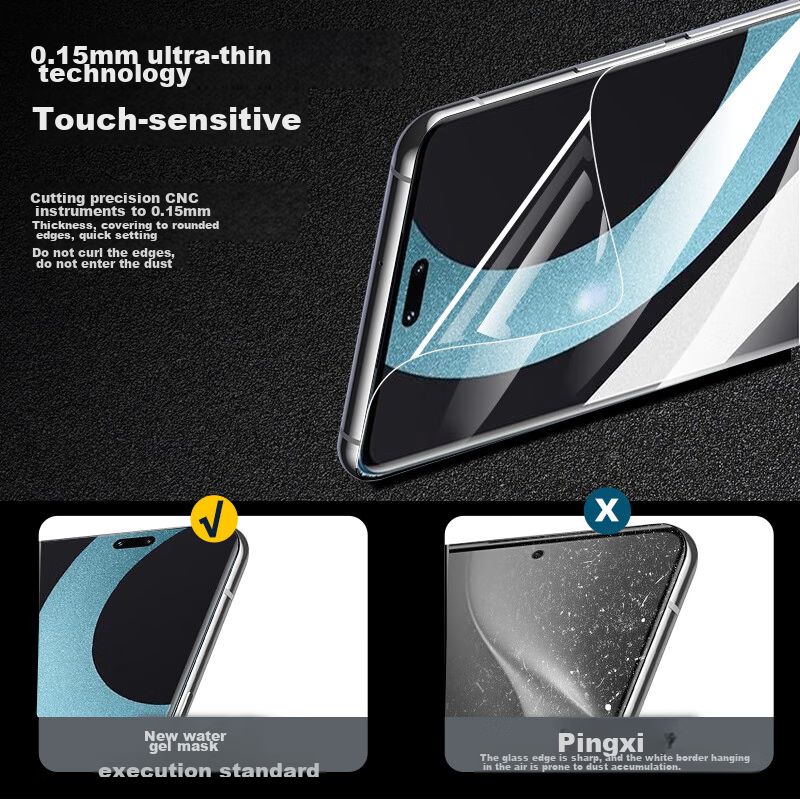 BIAZE [Full Screen Nano 2-Pack] Hydrogel Film for Xiaomi Civi2, Civi2 Phone Scre...