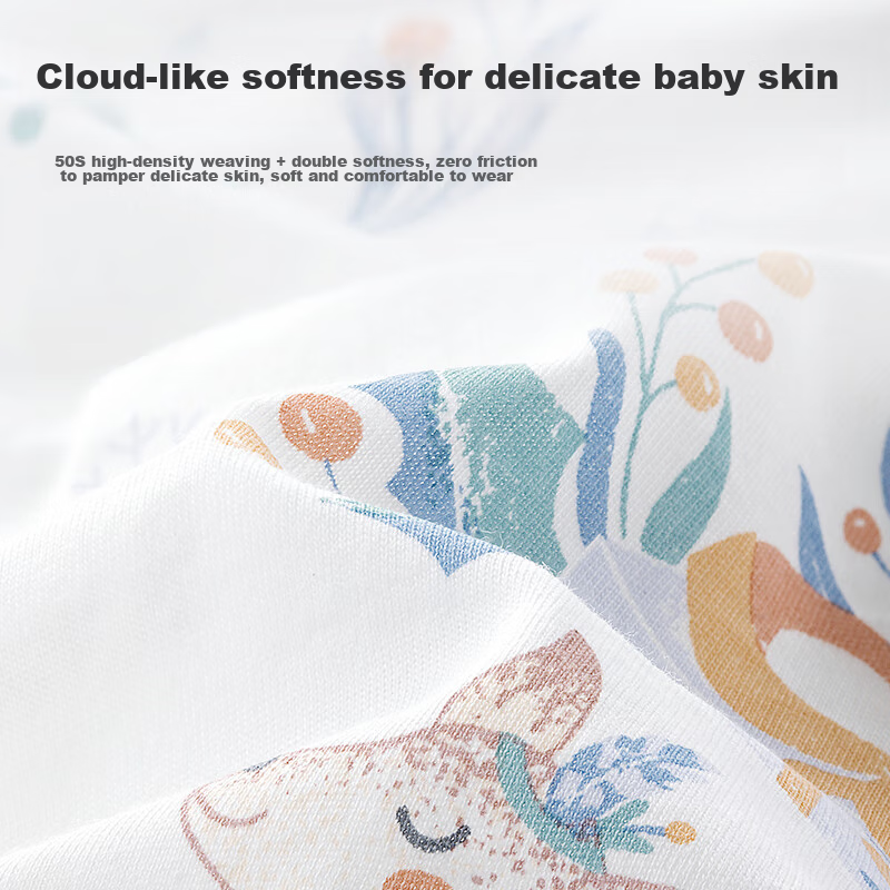 Beipesi Baby Romper, Newborn Spring And Summer, Seamless Cotton, Adorable Outdoo...