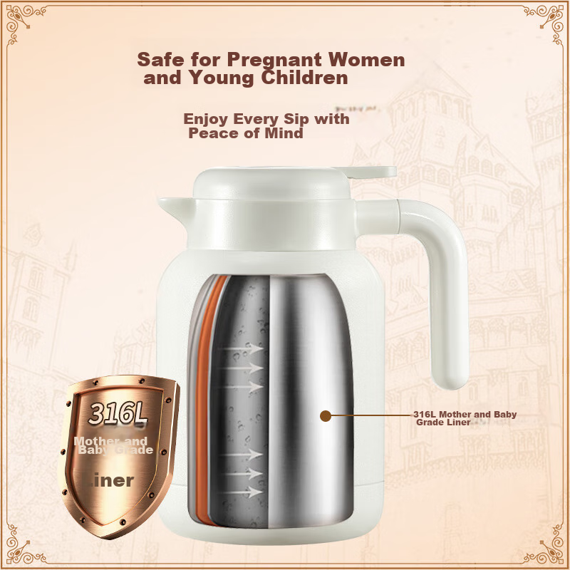 BVGMAV Insulated Bottle, UK, Household Thermos, Large Capacity Stainless Steel H...