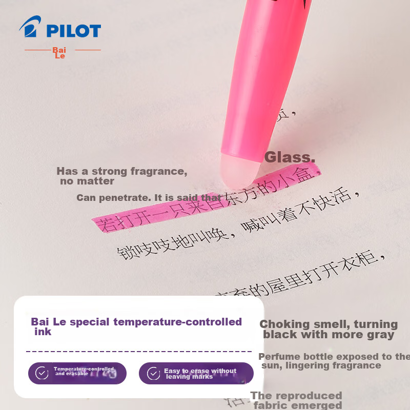 PILOT Erasable Highlighters, Student Drawing Slanted Tip Marker Set, SW-FL Fluor...