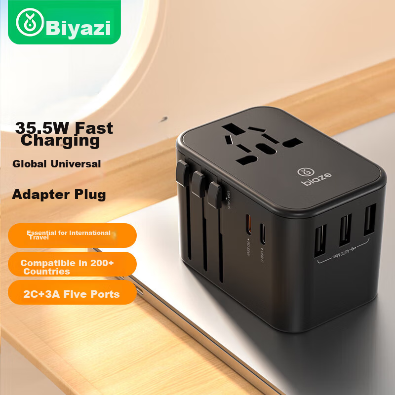 Biaze PD35W Fast Charging International Travel Adapter/multi-Country Universal T...