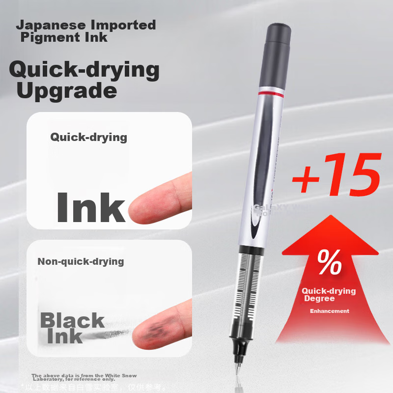 Snowhite Rollerball Pen 0.5mm Bullet Tip Gel Pen for Students, Exams, Signing, A...