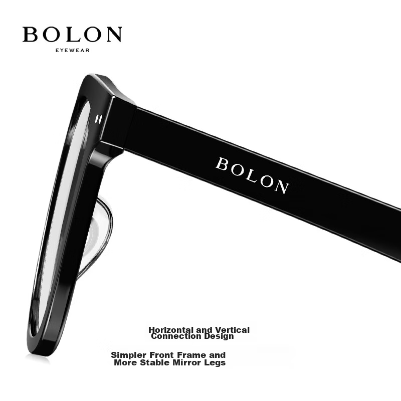 BOLON Trendy Optical Glasses Frame for Men And Women, Prescription-Ready Myopia...