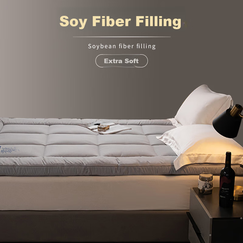 SOMERELLE Class A Soybean Mattress Pad, Home Use Mat, Bed Pad, Single Dormitory...