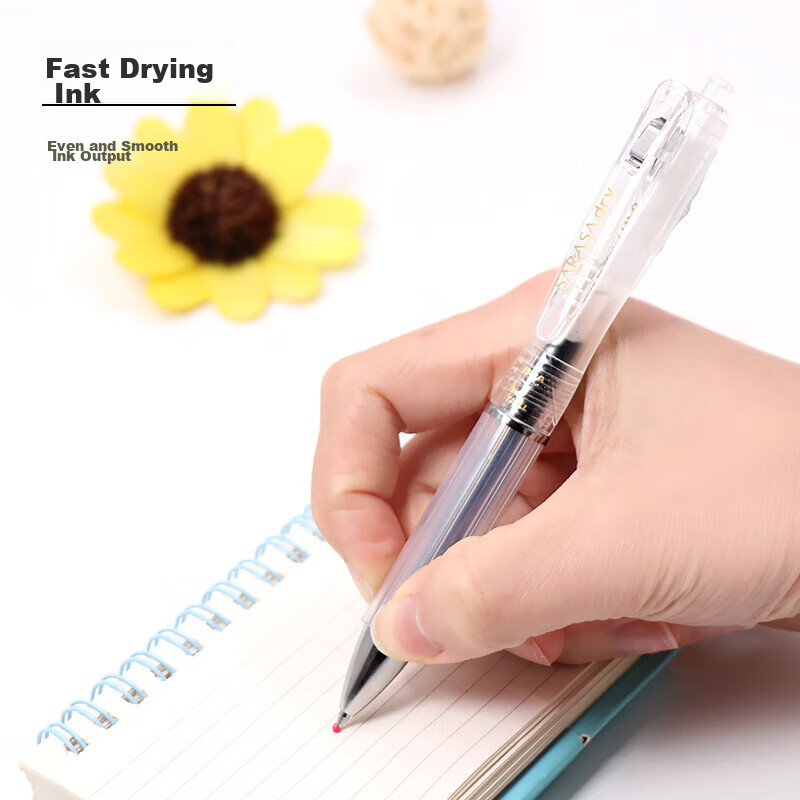 ZEBRA JJZ49 Retractable Quick-Drying Bullet Tip Gel Pen, 0.5mm, Student Signatur...