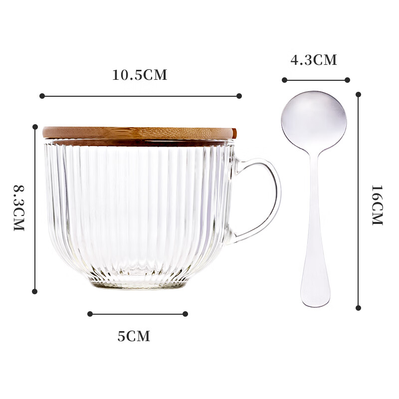 Baijie Breakfast Cup, Water Cup, Oatmeal Bowl, Milk Cup, Mug, Coffee Cup, Yogurt...