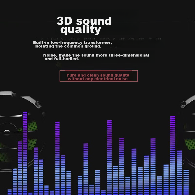 Beishanque Audio Ground Isolator, Cardioid Audio Noise Filter, Eliminates Curren...