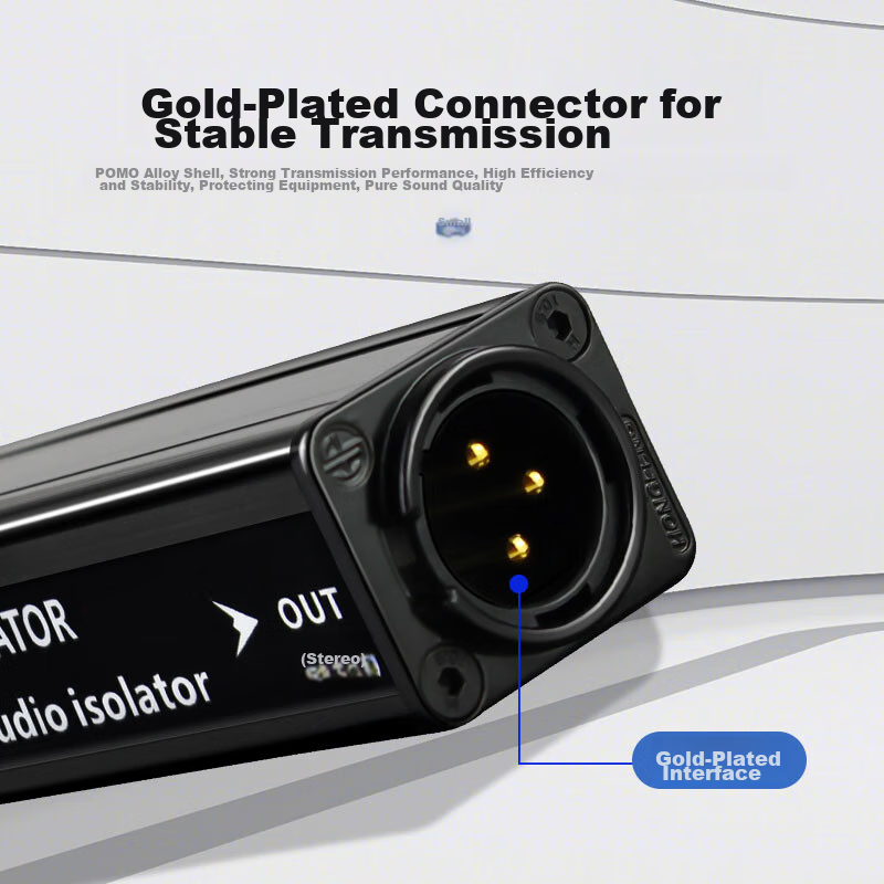 Beishanque Audio Ground Isolator, Cardioid Audio Noise Filter, Eliminates Curren...