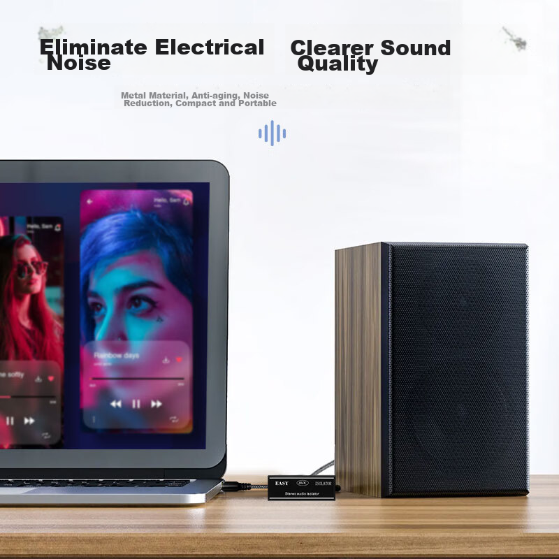 Beishanque 3.5mm Audio Filter Ground Noise Eliminator Isolator for Mobile Phones...