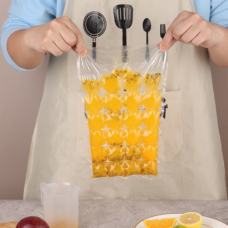 Baijie Ice Cube Bags, Disposable Ice Making Bags, Self-Sealing Ice Cube Molds, T...