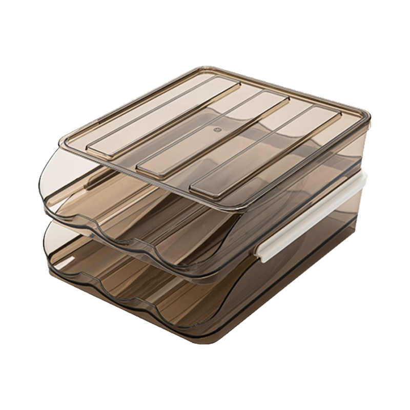 AOmeiyou Refrigerator Egg Storage Box, Drawer-Style Egg Container, Fresh-Keeping...