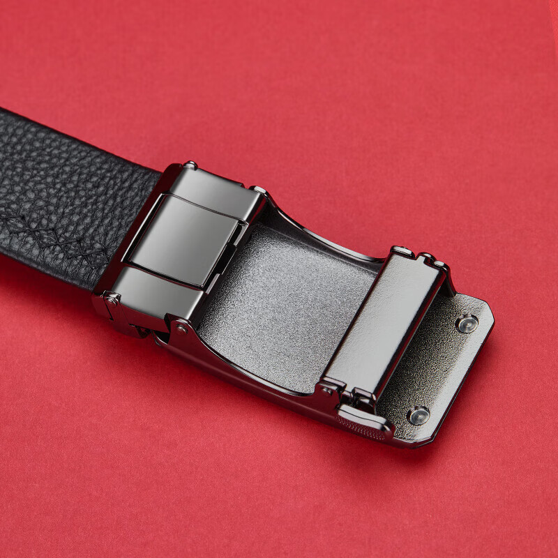 BOSTANTEN Men's Leather Belt with Automatic Buckle, Top-Grain Cowhide Waist Belt...