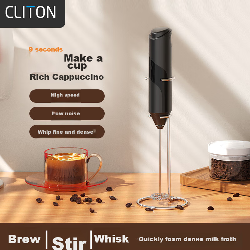 CLITON Electric Milk Frother, Coffee Milk Frother for Home Use, Milk Frother wit...