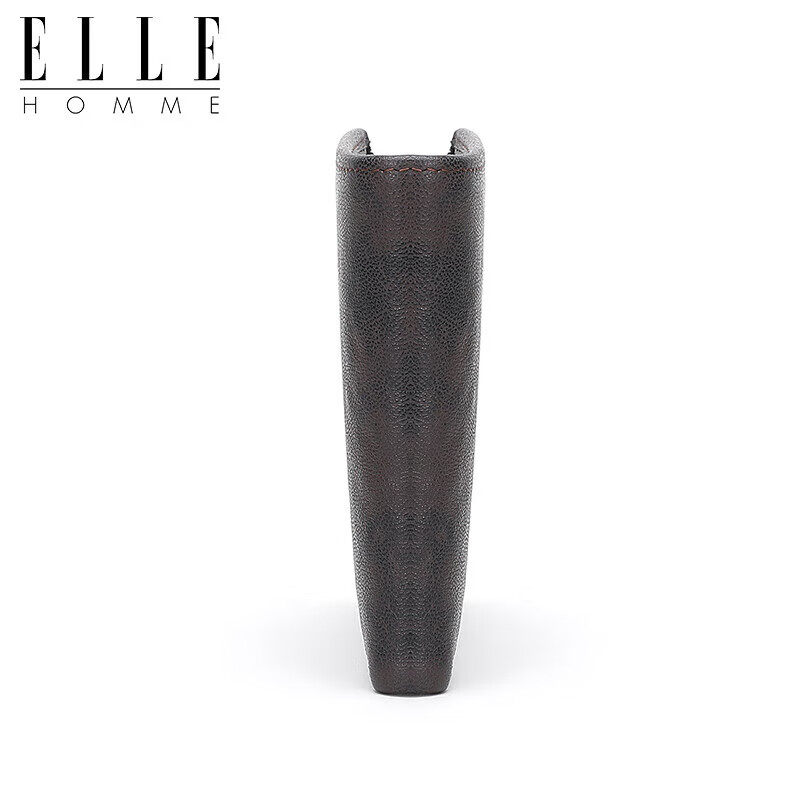 ELLE HOMME Men's Short Wallet, Top-Grain Leather Multifunctional Billfold, Horiz...