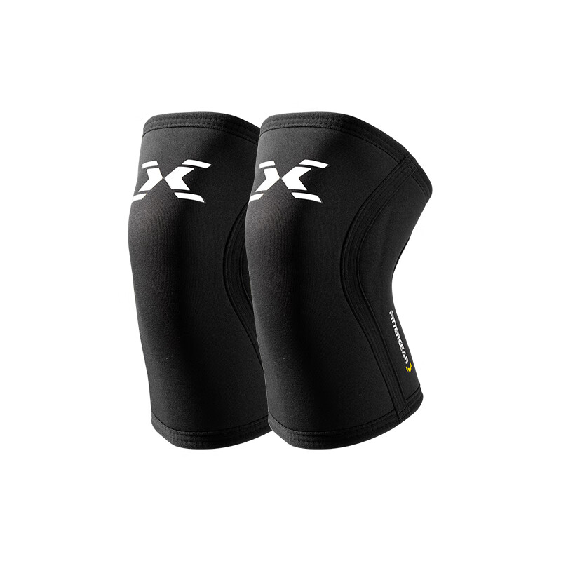 FITTERGEAR Men's Squatting Powerlifting Training Knee Sleeves Joint Support Prof...
