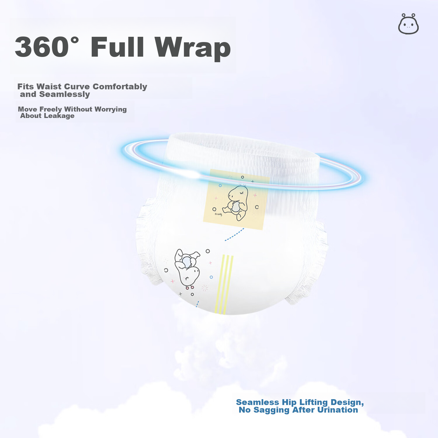 Bubandi Qingxin Soft Baby Diapers, XXL Size, 68 Pieces, Ultra-Thin, Dry, Breatha...