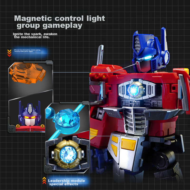 Buluke Building Block Figure, Transformers G1 Optimus Prime, Legendary Edition B...