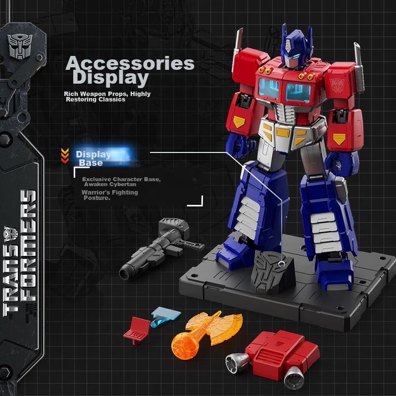 Buluke Building Block Figure, Transformers G1 Optimus Prime, Legendary Edition B...