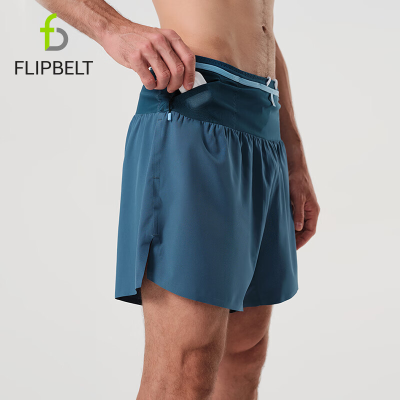 Flipbelt Air 3.0 Men's Waist Pack Shorts Breathable Running Sports Shorts 5 Inch...