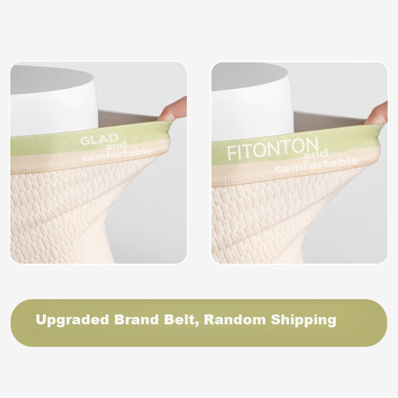 FitonTon Men's Underwear, Pure Cotton Comfortable Mid-Rise Boxer Briefs, Breatha...