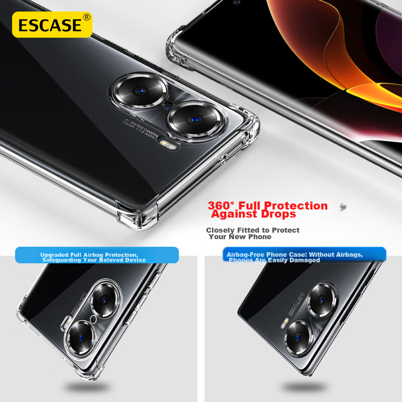 ESCASE Honor 60 Phone Case, Protective Cover for Huawei, Full Protection, Shockp...