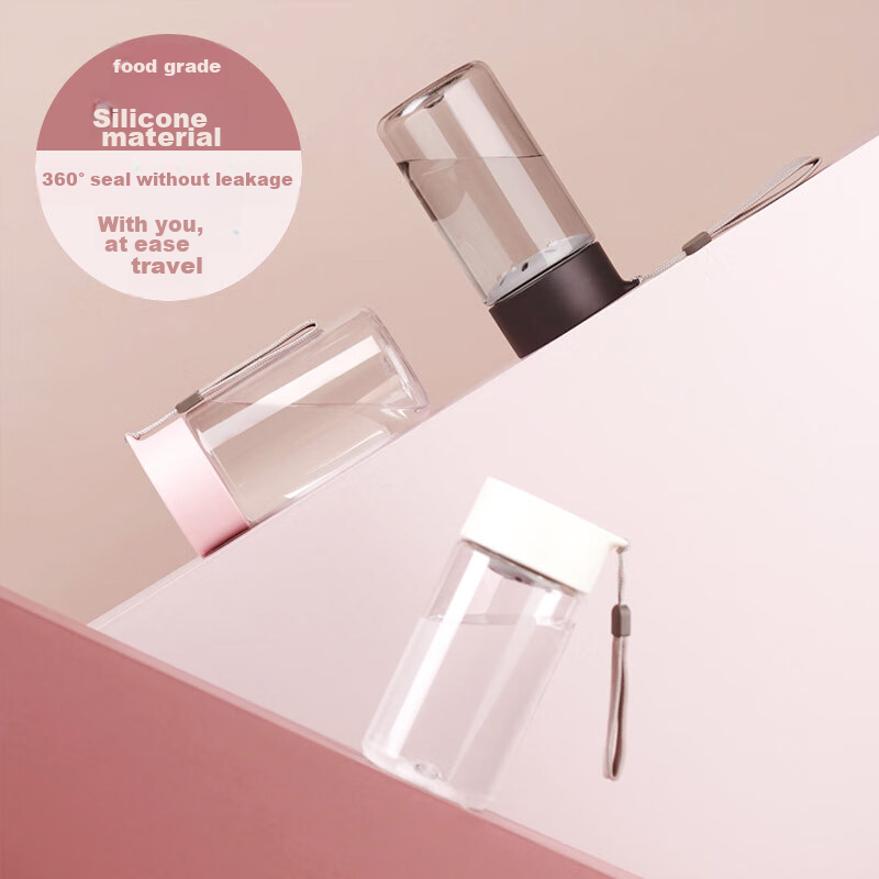 Funjia Summer Sports Water Bottle for Children, Plastic Cup for Girls, Stylish T...