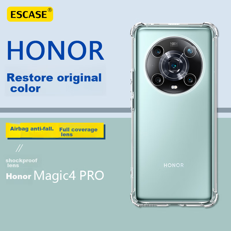 ESCASE Honor Magic4 Pro Phone Case, Protective Cover, Honor Full Coverage Airbag...