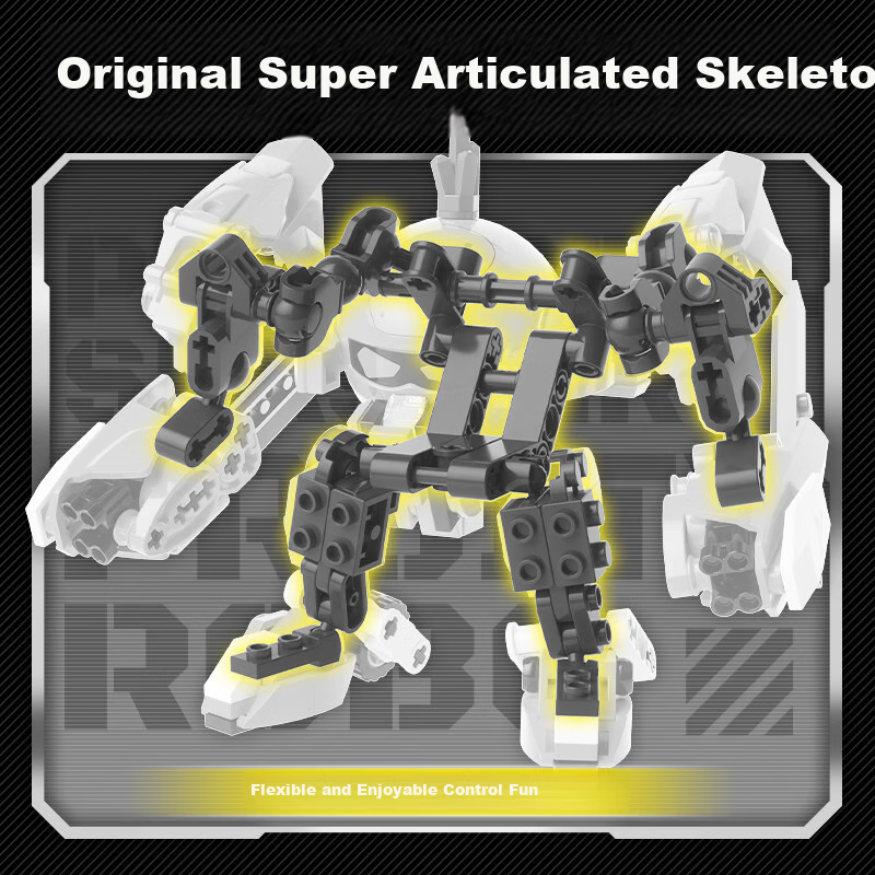 F5 Building Blocks Assembly Fruit Warrior Special Attack Combined Mecha Model Ch...