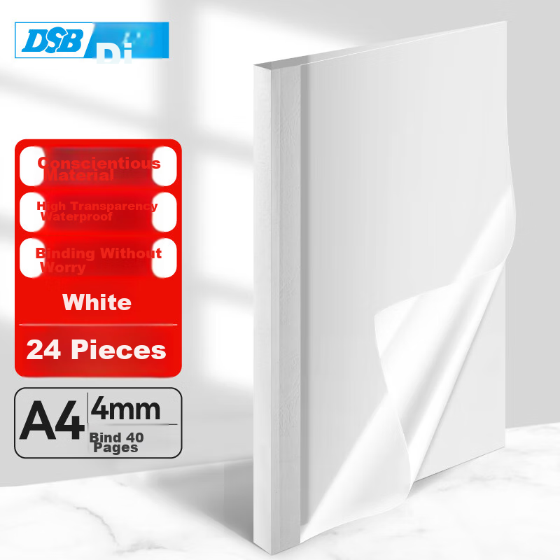 DSB (Disbi) High Transparency Thermal Binding Covers A4, Specialized for Thermal...