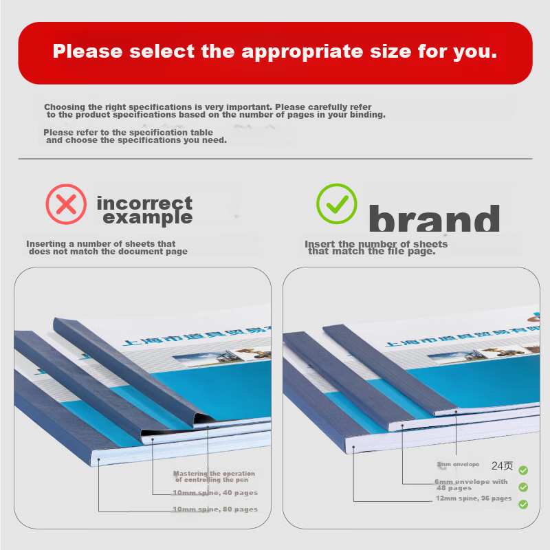 DSB (Disbi) High Transparency Thermal Binding Covers A4, Specialized for Thermal...