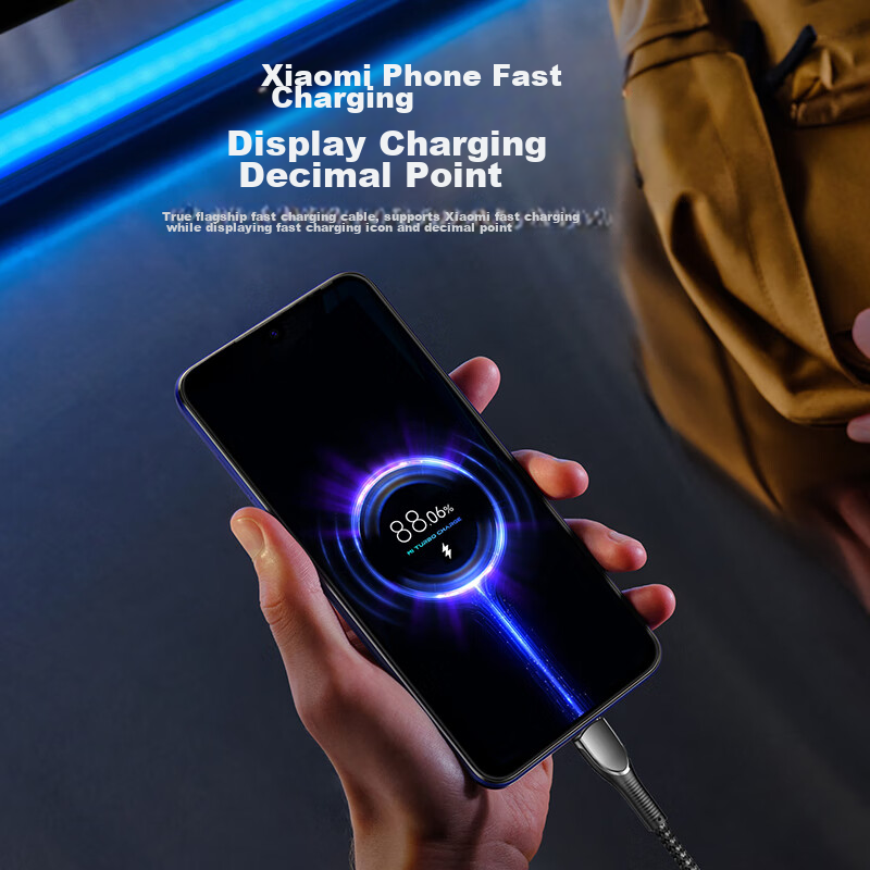 CangHua, Suitable for Xiaomi Data Cable, Type-C 6A Charging Cable, 120W/67W/33W...