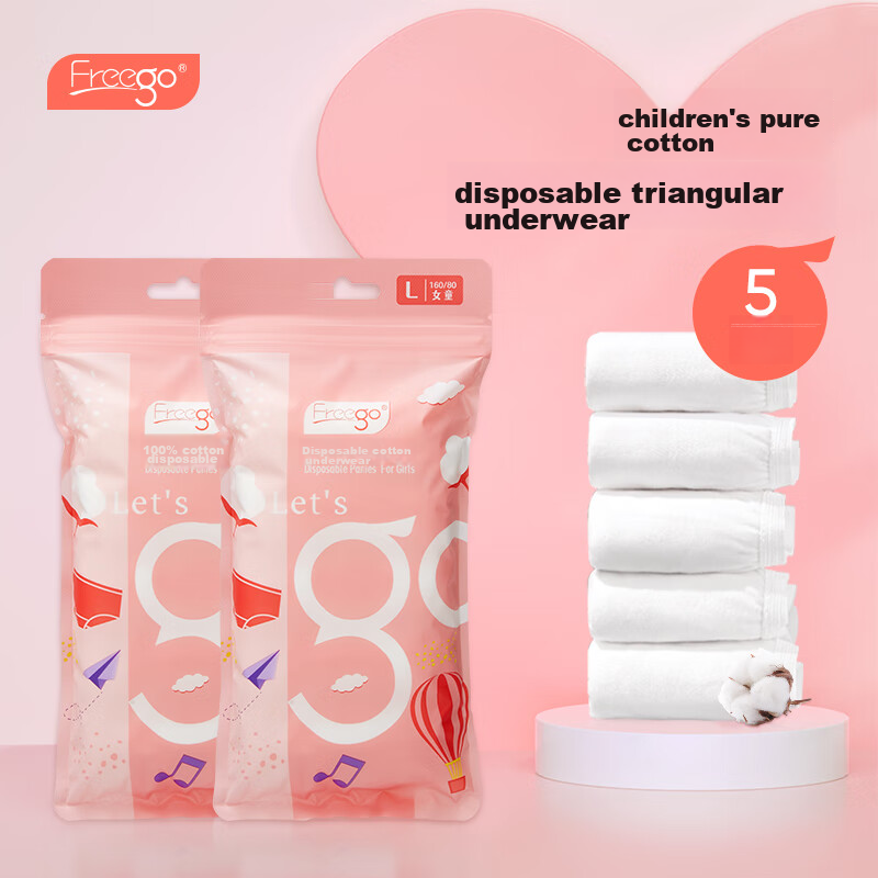 Freego Children's Disposable Underwear, Travel Pure Cotton, for Toddlers, Kids,...