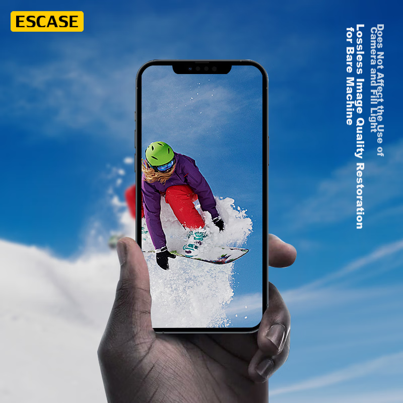 ESCASE IPhone 13/13mini Camera Lens Protector, IPhone 13/13mini Rear Camera Deta...