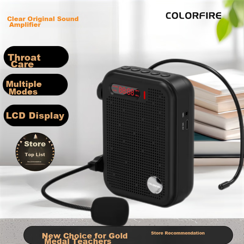 Colorfire Portable Mini Amplifier for Teachers' Lectures, Tour Guides, Outdoor U...