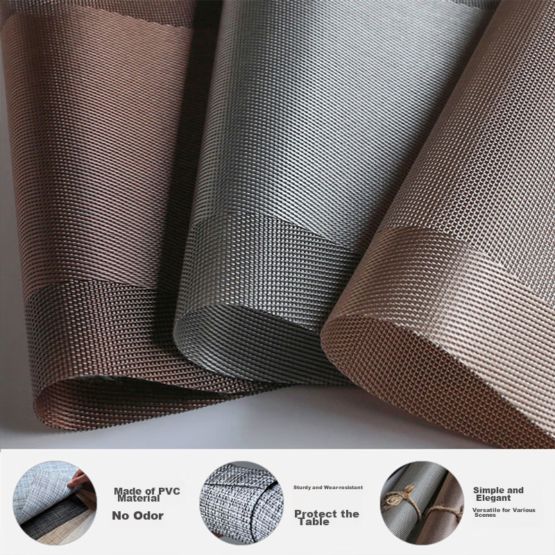 Foojo Placemats, Western-Style Placemats, Heat-Resistant Mats, Anti-Scalding Tab...