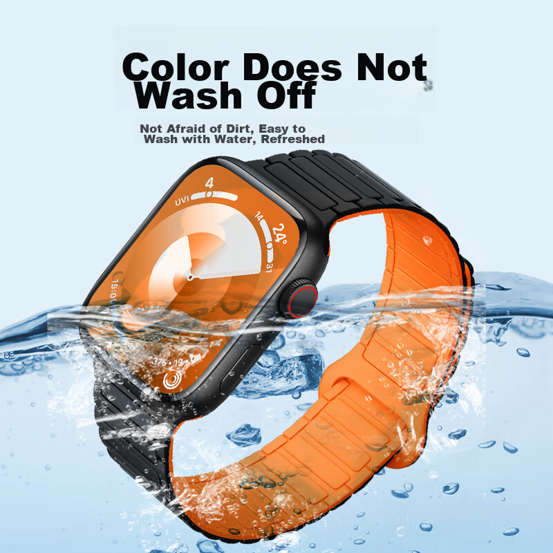 BHO Compatible Apple Watch Band, Magnetic Strap for Apple Watch S10/S9/Ultra2, I...