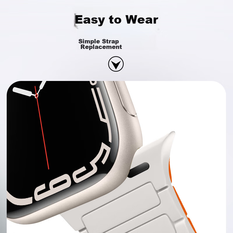 BHO Compatible Apple Watch Band, Magnetic Strap for Apple Watch S10/S9/Ultra2, I...