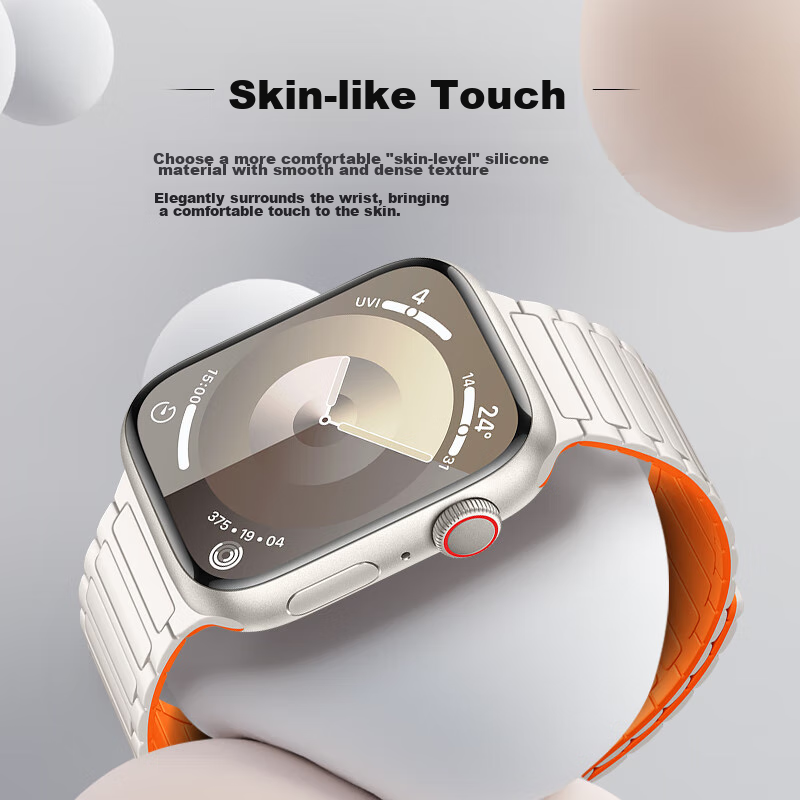 BHO Compatible Apple Watch Band, Magnetic Strap for Apple Watch S10/S9/Ultra2, I...