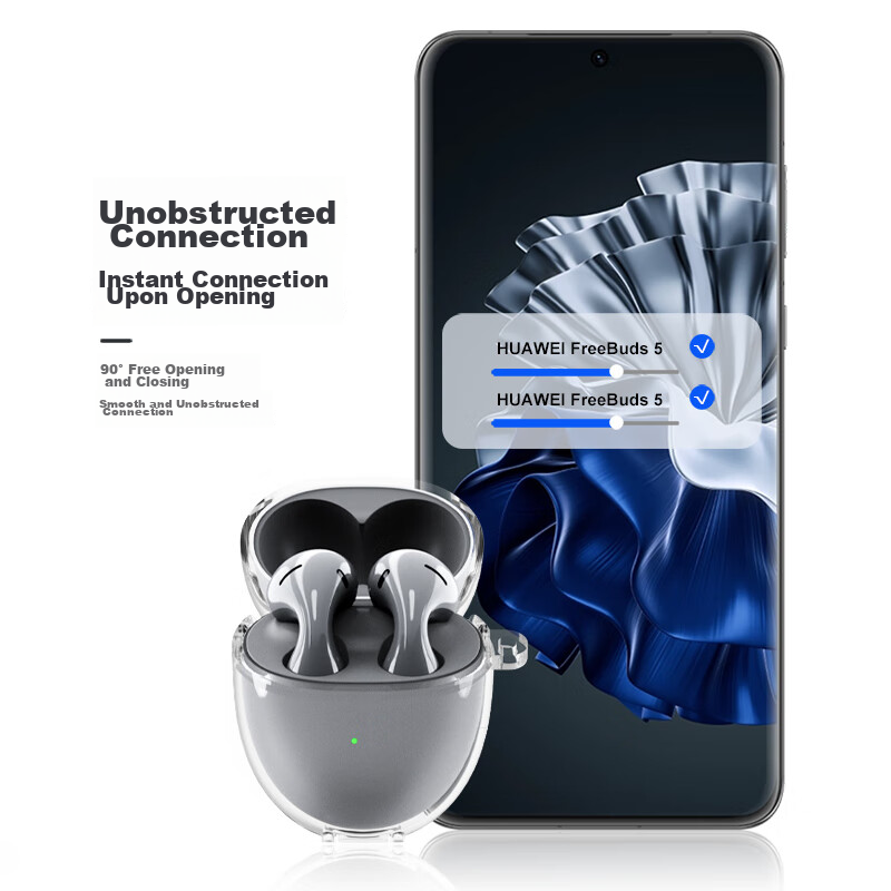 ESCASE Huawei FreeBuds5 Protective Case Premium Edition, Huawei Standard Version...