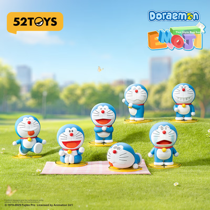 52TOYS Doraemon Emotion Pack Series Blind Box, Anime Trendy Figurine, Display Pi...