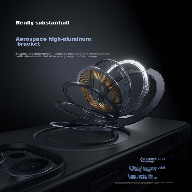 Baseus Pivot Case [With Stand] Compatible with IPhone 16 Case, IPhone 16 Protect...