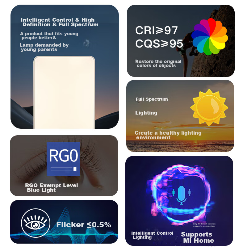 FSL Foshan Lighting Ceiling Light, LED Bedroom Light, Eye-Protecting, High Color...